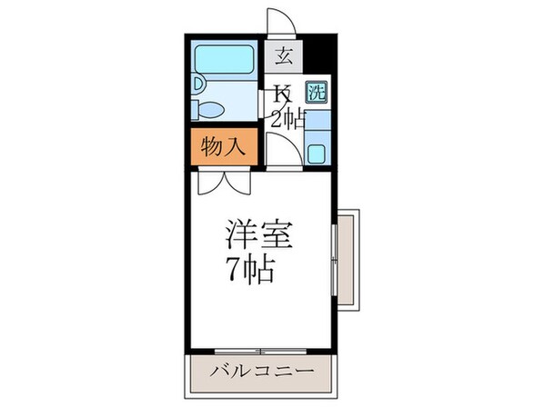 ロイヤルコーポ紫野Ⅰの物件間取画像